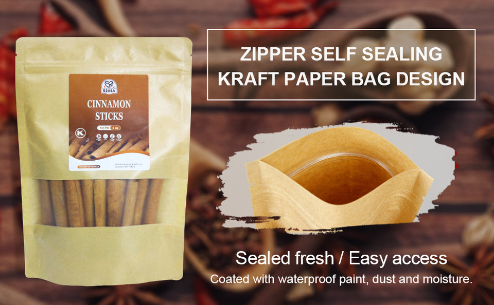 52USA Cinnamon Sticks, Star Anise, Whole Cloves - 4oz Each