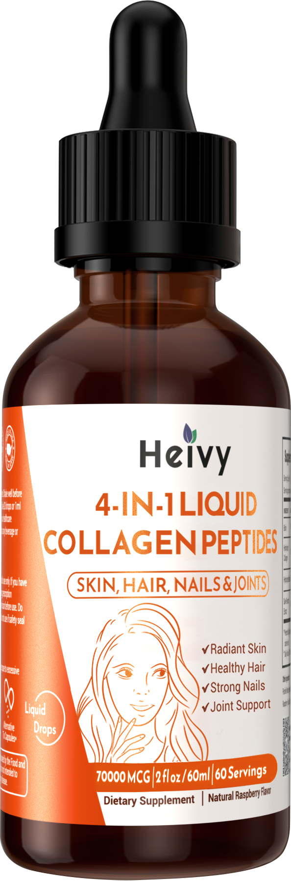 Heivy 4-in-1 Liquid Collagen Peptides - HEALTH AND BEAUTY SUPPORT