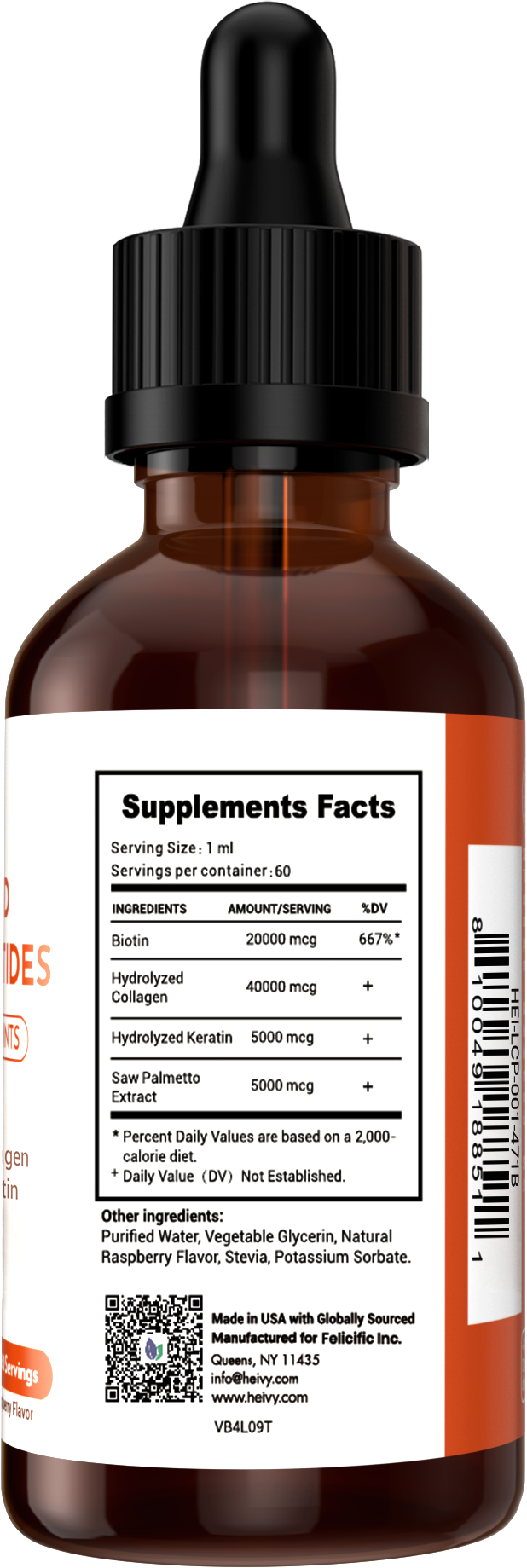 Heivy 4-in-1 Liquid Collagen Peptides - HEALTH AND BEAUTY SUPPORT