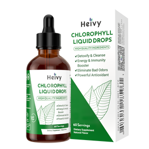 Heivy Chlorophyll Liquid Drops - INTERNAL DEODORIZER & SUPPORT OVERALL HEALTH