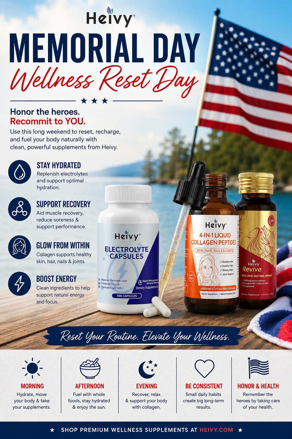 Memorial Day Wellness Reset: Recharge Your Body Naturally with Heivy Supplements