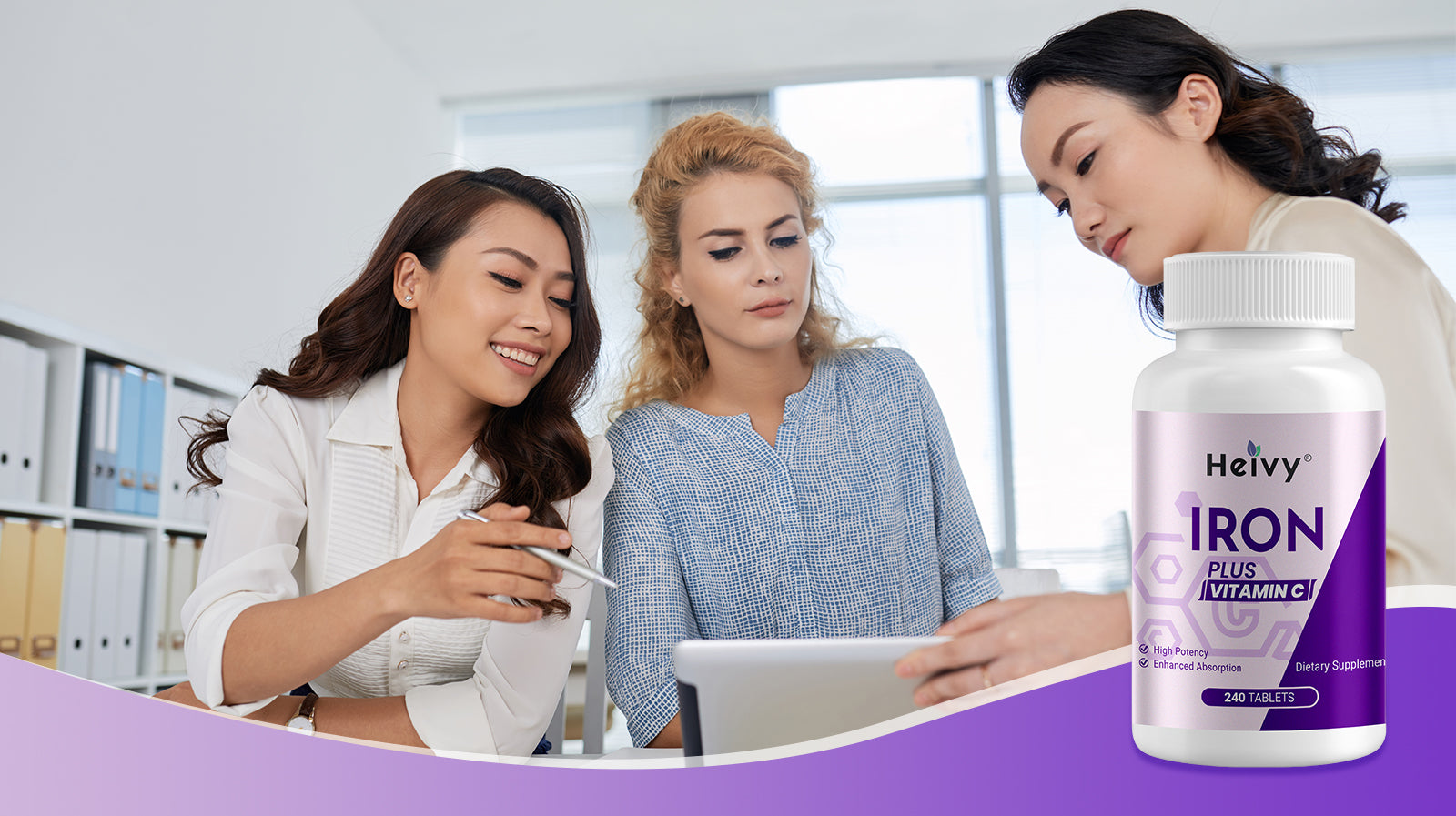 Energize Your Day Naturally with Heivy Iron Plus Vitamin C