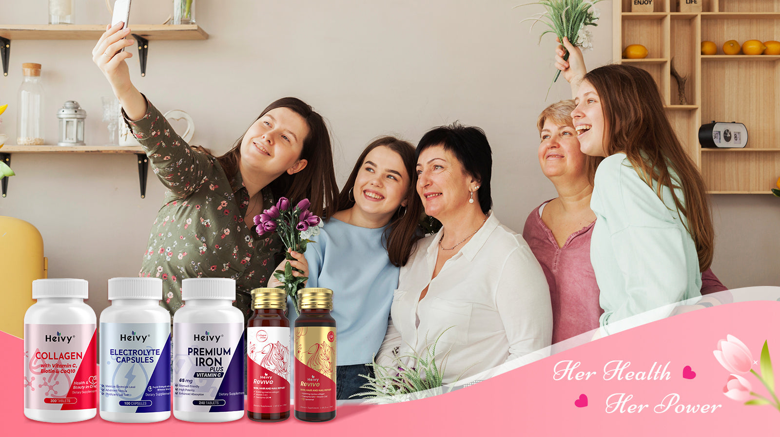 Women’s Month Wellness: Empowering Health, Confidence, and Longevity with Heivy Supplements