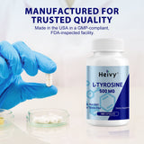Heivy Nutricost L-Tyrosine 500mg, 180 Capsules
