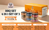 52usa  BBQ set 4in1 set of 3  (Chicken / Seafood / BBQ)