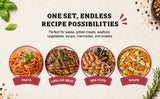 52usa Seasoning set 4in1 set of 3 (Pepper/Salt/Pasta)