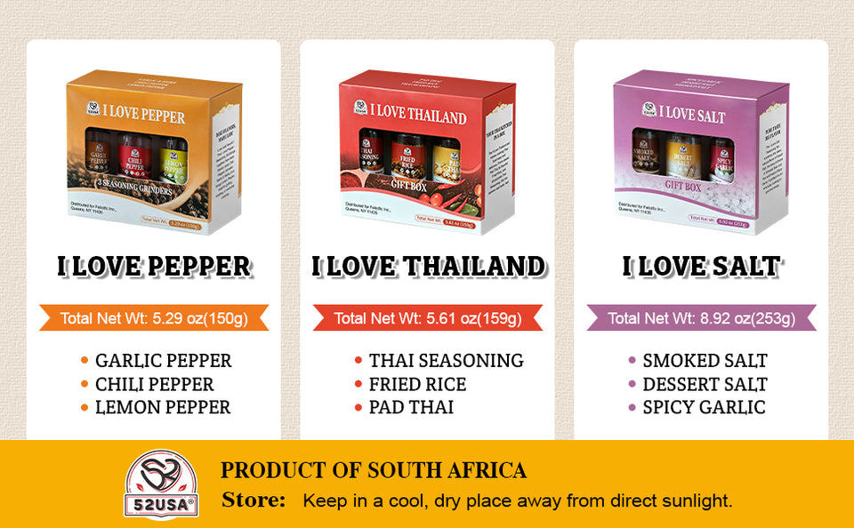 52USA Thaifusion Seasoning Set of 9
