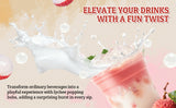 52USA Popping Boba 4 Flavor Set: Passion Fruit, Strawberry, Mango & Lychee – The Most Popular Fruit Flavors, Bursting Boba for Bubble Tea & Summer Drinks