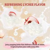 52USA Popping Boba 4 Flavor Set: Passion Fruit, Strawberry, Mango & Lychee – The Most Popular Fruit Flavors, Bursting Boba for Bubble Tea & Summer Drinks