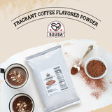 52USA Strawberry Coffee Tea Kit: Strawberry Popping Boba + Coffee Milk Tea 3-in-1 Powder – DIY Morning Boost Bubble Tea Set