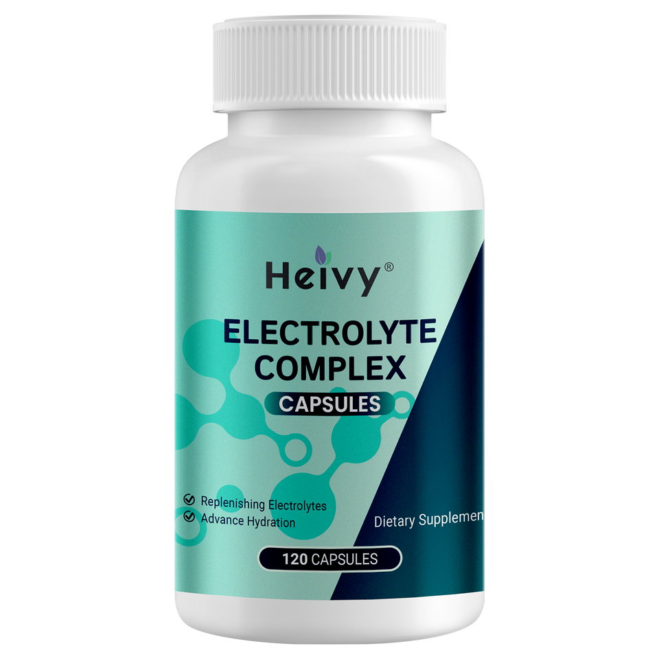 Heivy 8-in-1 Electrolytes Capsules Complex, 120 Capsules