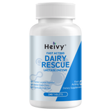 Heivy Lactase Enzyme 9000 FCC, 240 Tablets | 1 Per Serving, Made in USA GMP Certified Facility, Allergen Free, Digestive Support for Lactose Intolerance