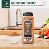 Soeos Organic Cinnamon Powder 15oz