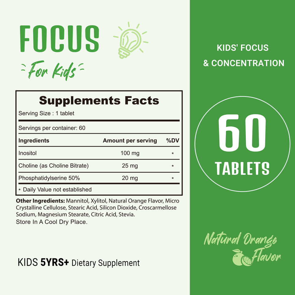 Heivy Focus - SUPPORT FOCUS & CONCENTRATION (For kids)