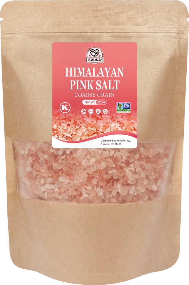52USA Himalayan Pink Salt Coarse 2lb (907g)