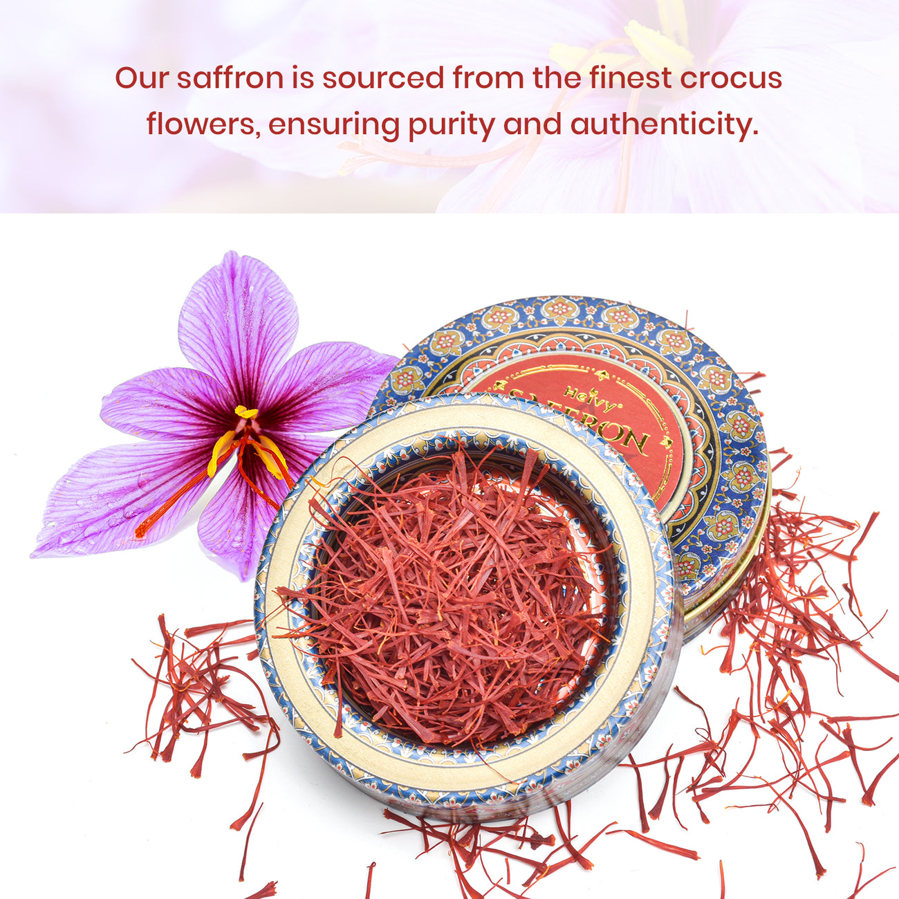 Heivy Saffron EXCELLENT QUALITY PURE NATURAL