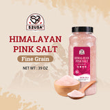 52USA Salt & Pepper Grinder Refill Bundle: Coarse Pink Salt 39 oz + Fine Pink Salt 39 oz + White Salt Coarse 39 oz + Whole Black Peppercorns 18 oz – 4-Bottle Seasoning Set