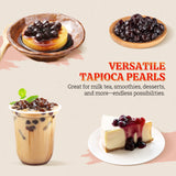 52USA Bubble Tea Must-Have Duo: Quick Cook Black Tapioca Pearls (2 Pack) 52USA Bubble Tea Must-Have Duo: Quick Cook Black Tapioca Pearls (2 Pack) & Strawberry Popping Boba (1 Pack) – DIY Boba Drink Kit DIY Boba Drink Kit