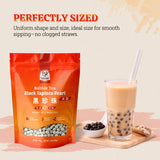 52USA Mango Bubble Tea Duo Kit: Popping Boba (500g) & Black Tapioca Pearls (2 Pack) – Must-Have Mango Drink DIY Set