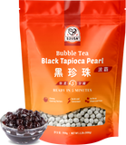 52USA Mango Bubble Tea Duo Kit: Popping Boba (500g) & Black Tapioca Pearls (2 Pack) – Must-Have Mango Drink DIY Set