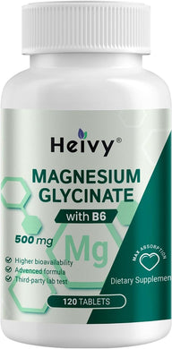 Magnesium Glycinate 500mg with Vitamin B6