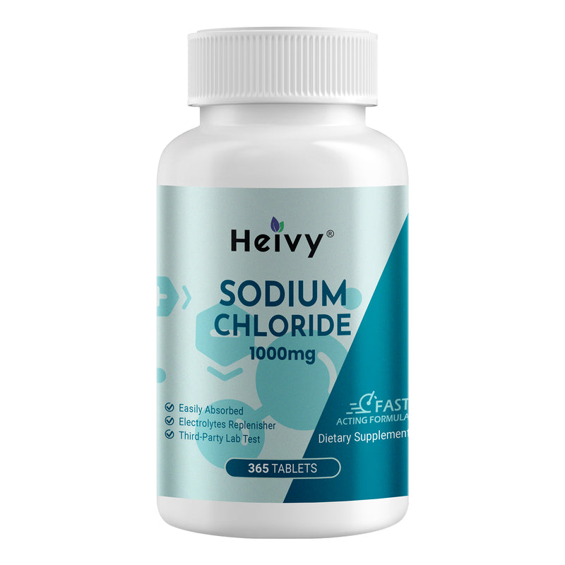 Heivy Sodium Chloride 1000 MG - Fast Acting Formula