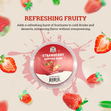 52USA Summer Burst Boba 4-Flavor Pack: Strawberry, Mango, Lychee & Passion Fruit Popping Boba (500g Each) – DIY Topping Kit for Bubble Tea & Chilled Drinks