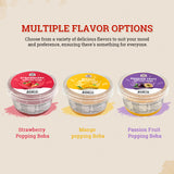 52USA Bubble Tea Must-Have Duo: Quick Cook Black Tapioca Pearls (2 Pack) 52USA Bubble Tea Must-Have Duo: Quick Cook Black Tapioca Pearls (2 Pack) & Strawberry Popping Boba (1 Pack) – DIY Boba Drink Kit DIY Boba Drink Kit