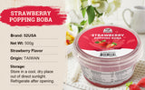 52USA Summer Burst Boba 4-Flavor Pack: Strawberry, Mango, Lychee & Passion Fruit Popping Boba (500g Each) – DIY Topping Kit for Bubble Tea & Chilled Drinks