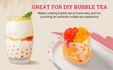 52USA Bubble Tea Must-Have Duo: Quick Cook Black Tapioca Pearls (2 Pack) 52USA Bubble Tea Must-Have Duo: Quick Cook Black Tapioca Pearls (2 Pack) & Strawberry Popping Boba (1 Pack) – DIY Boba Drink Kit DIY Boba Drink Kit