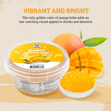 52USA Mango Popping Boba Duo: 3.2kg Bulk Tub + 500g Pack – DIY Topping Kit for Bubble Tea & Summer Drinks
