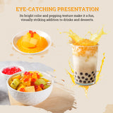 52USA Summer Burst Boba Trio: Lychee Popping Boba 500g (2 Pack) + Mango Popping Boba 500g (1 Pack) – 3-Pack Cool-Down Drink Topper