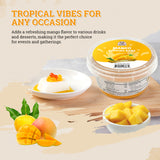52USA Mango Bubble Tea Duo Kit: Popping Boba (500g) & Black Tapioca Pearls (2 Pack) – Must-Have Mango Drink DIY Set