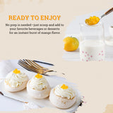 52USA Summer Burst Boba 4-Flavor Pack: Strawberry, Mango, Lychee & Passion Fruit Popping Boba (500g Each) – DIY Topping Kit for Bubble Tea & Chilled Drinks