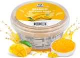 52USA Mango Bubble Tea Duo Kit: Popping Boba (500g) & Black Tapioca Pearls (2 Pack) – Must-Have Mango Drink DIY Set