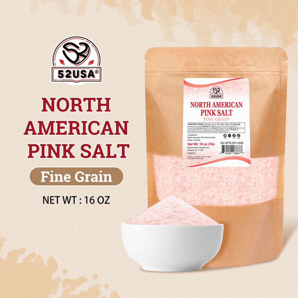 52usa American Pink Salt 1lb (454g)