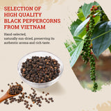 52USA Grinder Refill Trio: Fine Pink Salt 39 oz + Coarse White Salt 39 oz + Whole Black Peppercorns 18 oz – 3-Bottle Seasoning Set
