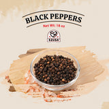 52USA Grinder Refill Trio: Fine Pink Salt 39 oz + Coarse White Salt 39 oz + Whole Black Peppercorns 18 oz – 3-Bottle Seasoning Set