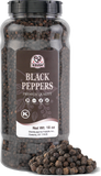 52USA Grinder Refill Trio: Fine Pink Salt 39 oz + Coarse White Salt 39 oz + Whole Black Peppercorns 18 oz – 3-Bottle Seasoning Set