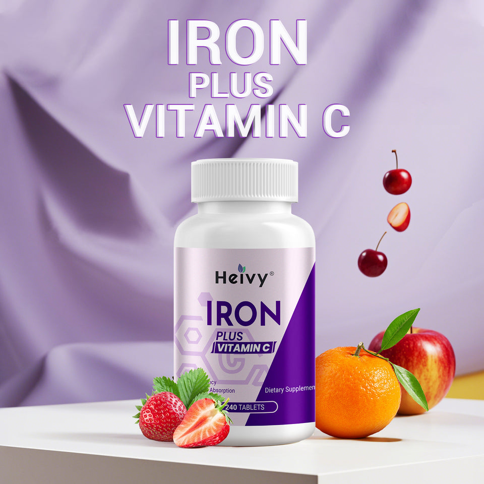 Heivy Iron Plus Vitamin C - ENERGY BOOSTER & IMMUNE SUPPORT