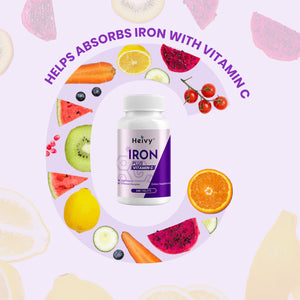 Heivy Iron Plus Vitamin C - ENERGY BOOSTER & IMMUNE SUPPORT