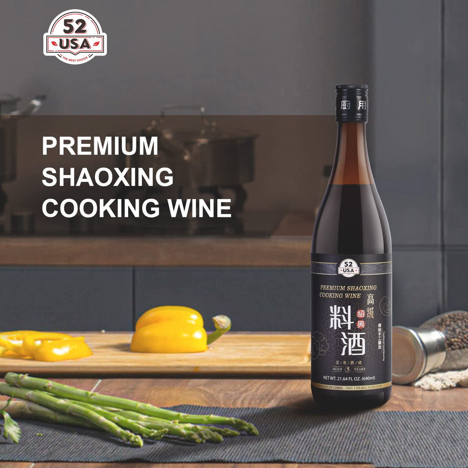 52USA Premium Shaoxing Cooking Wine