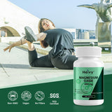 Heivy Magnesium Oxide 400 mg – Muscle Recovery & Relaxation Support | 240 Tablets