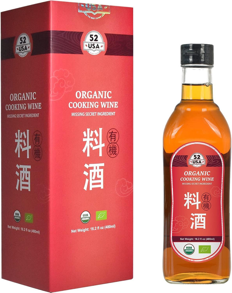 52USA Organic Shaoxing Rice Cooking Wine Pastafina