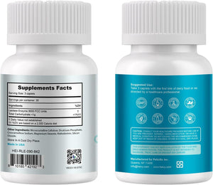 Heivy Fast Acting Dairy Rescue – Lactase Enzyme 9000 FCC, 90 ct