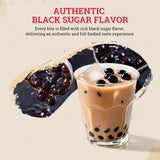 52usa Boba Tapioca Pearl, Black Sugar Flavor, Ready in 5 Minutes, 8.8 Oz.