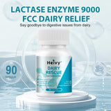 Heivy Fast Acting Dairy Rescue – Lactase Enzyme 9000 FCC, 90 ct