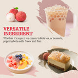 52USA Popping Boba Variety Pack, Bursting Boba Pearls for Bubble Tea, Beverages, Ice Cream (Strawberry 7 LB + Lychee 1.1 LB)