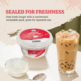 52USA Popping Boba Variety Pack, Bursting Boba Pearls for Bubble Tea, Beverages, Ice Cream (Strawberry 7 LB + Lychee 1.1 LB)
