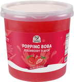 52USA Popping Boba Variety Pack, Bursting Boba Pearls for Bubble Tea, Beverages, Ice Cream (Strawberry 7 LB + Passion Fruit 1.1 LB)